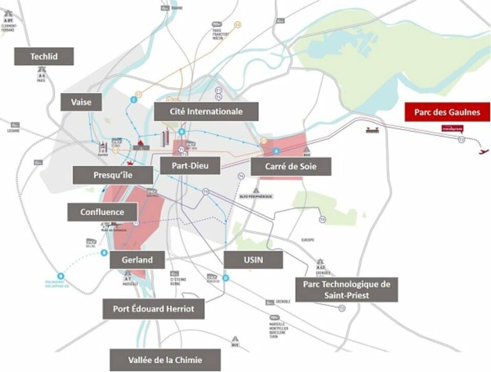Parc des Gaulnes : bureaux disponibles Meyzieu/Jonage, Lyon (69)