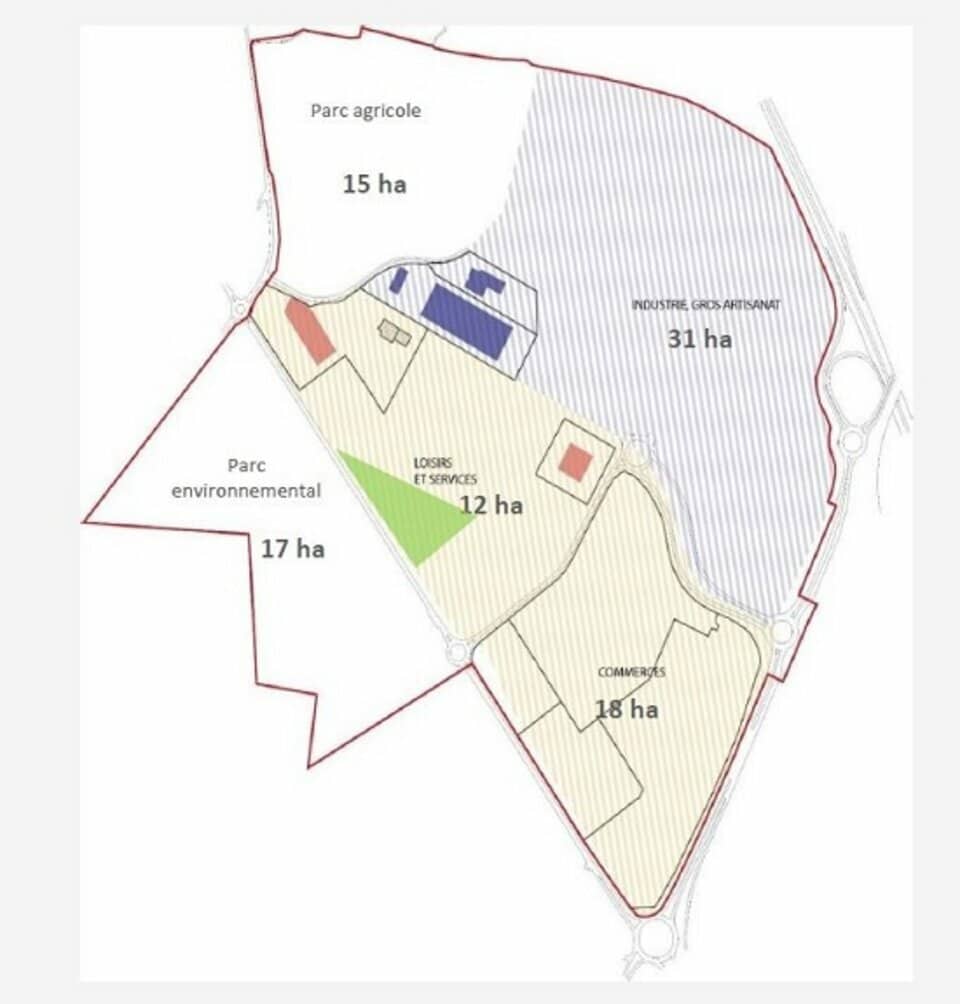 Terrains de 43 ha à vendre en Gironde (33), à proximité de Bordeaux.