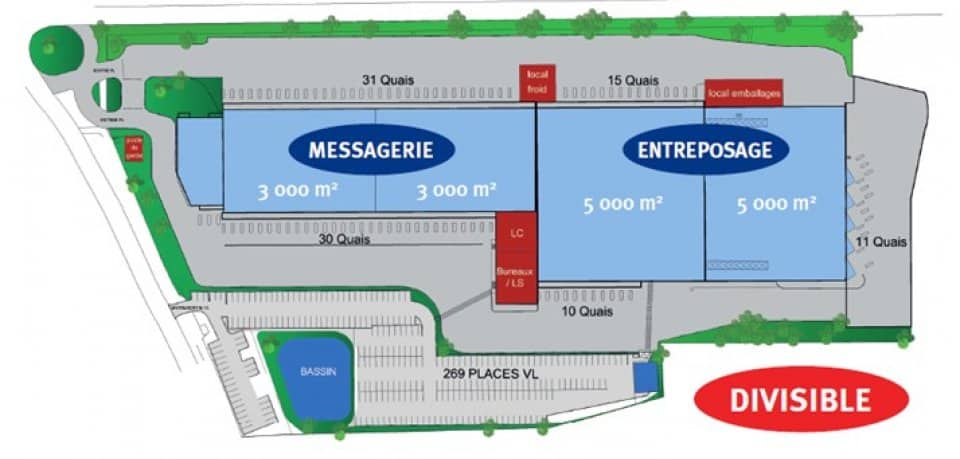 Plateforme logistique de 20 000 m² à louer à Wissous (91)
