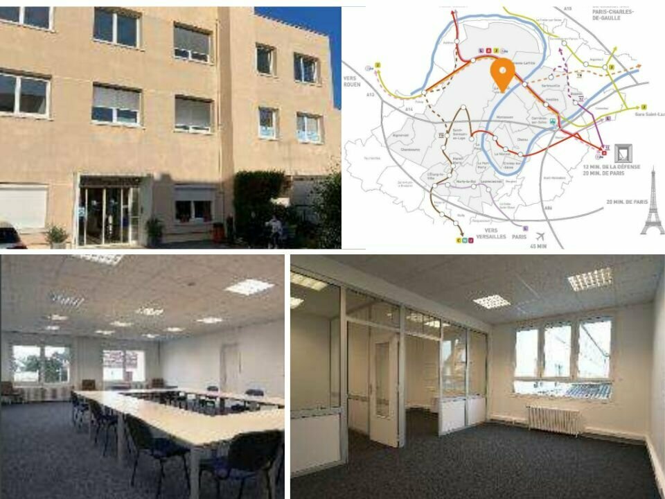 Bureaux de 4000m² à louer à proximité immédiate de Saint-Germain-en-Laye (78)