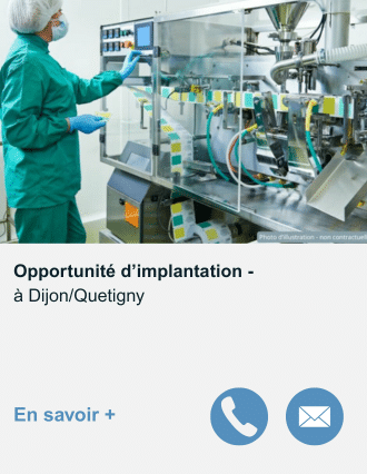 Technicien dans une usine moderne à Dijon.