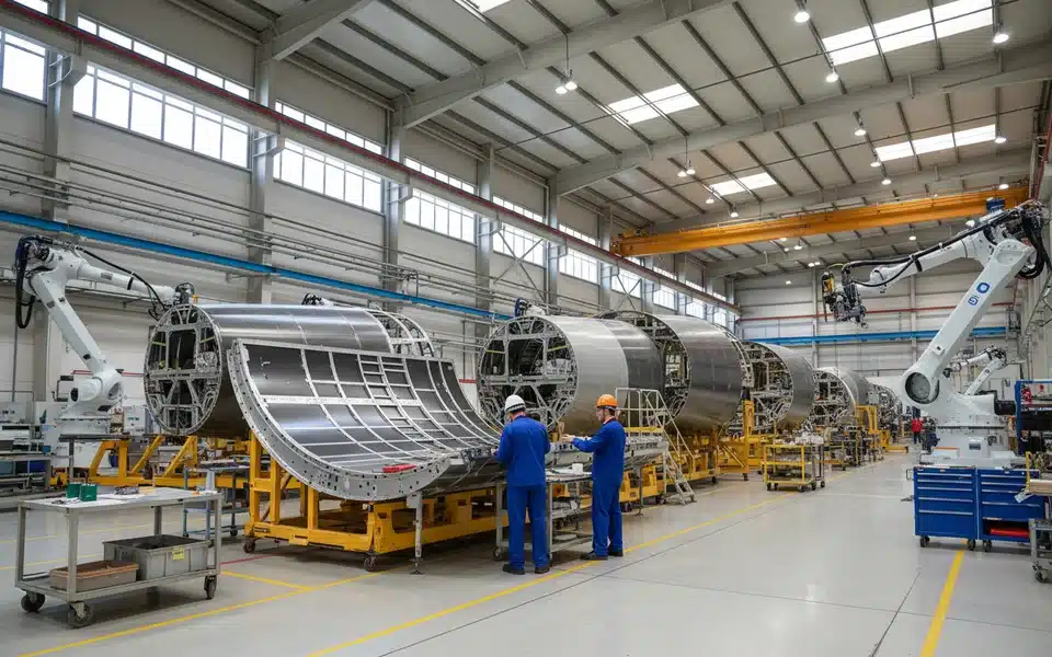 Sous-traitance aéronautique en France avec chaîne de production et pôles de compétitivité industriels