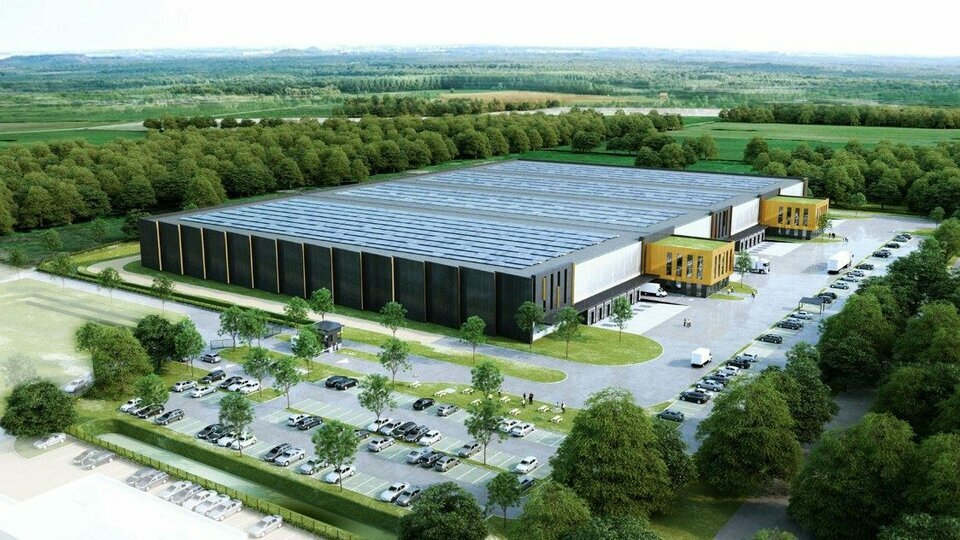 Plateforme industrielle et logistique neuve de 23 875 m² à Guipry-Messac (35), 4 cellules divisibles dès 5 950 m², BREEAM Excellent