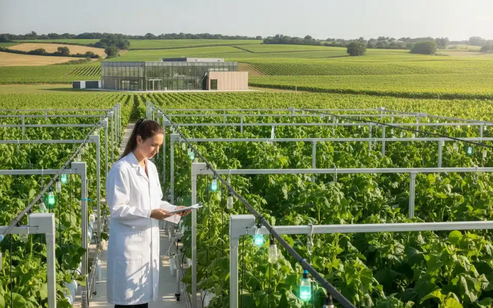 Écosystème agroalimentaire et agtech de Dijon, champs de Bourgogne et laboratoire d'innovation food
